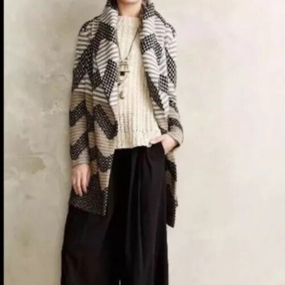 Field Flower Loose Waffle Knit Oatmeal Pullover Sweater Sz XS Anthropologie - Picture 5 of 6